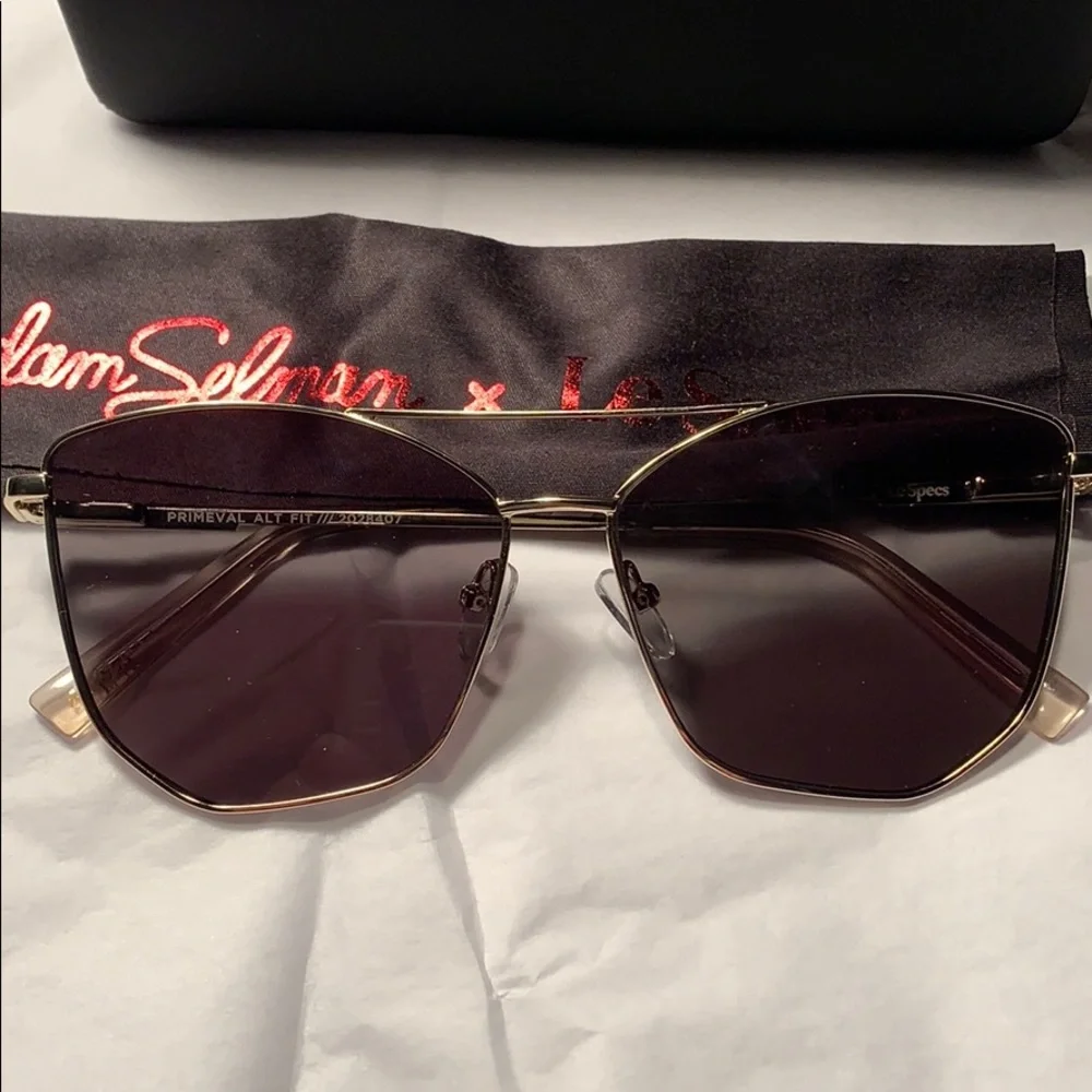 NWT Adam Selman x Le Specs Cat eye wire frame